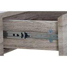 DKD Home Decor Konzola DKD Home Decor 110 x 40 x 75 cm Naravno prozorno kaljeno steklo MDF les