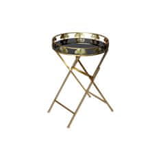 DKD Home Decor Stranska mizica DKD Home Decor 49 x 49 x 72 cm Crystal Black Golden Metal