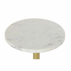 DKD Home Decor Stranska mizica DKD Home Decor Golden Metal Marble 27 x 27 x 62 cm