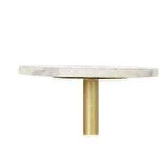 DKD Home Decor Stranska mizica DKD Home Decor Golden Metal Marble 27 x 27 x 62 cm