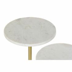 DKD Home Decor Stranska mizica DKD Home Decor Golden Metal Marble 45 x 27 x 63 cm