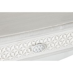 DKD Home Decor Konzola DKD Home Decor Les MDF Bela (60 x 40 x 72,5 cm)