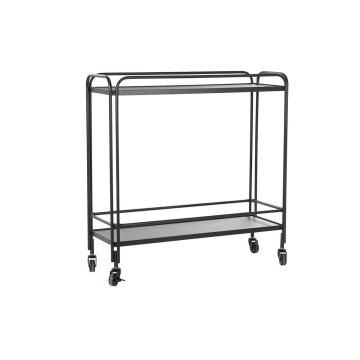 DKD Home Decor Konzola DKD Home Decor Crystal Black Metal (80 x 28 x 80,5 cm)
