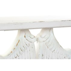 DKD Home Decor Konzola DKD Home Decor Bela Večbarvna Les Kovina 30 x 40 cm 120 x 34 x 85 cm