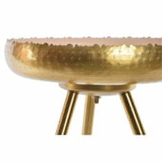 DKD Home Decor Stranska mizica DKD Home Decor Pink Golden Aluminium Lacquered (43 x 43 x 61 cm)