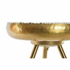 DKD Home Decor Stranska mizica DKD Home Decor Golden Aluminium White Lacquered (43 x 43 x 61 cm)