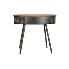DKD Home Decor Konzola DKD Home Decor 90,5 x 39 x 78 cm Jedla Črna Kovina Rjava