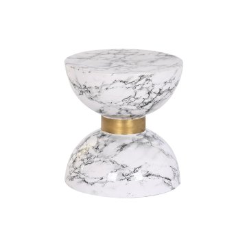 DKD Home Decor Stranska mizica DKD Home Decor White Iron 33 x 33 x 35 cm