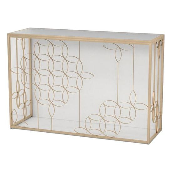 DKD Home Decor Konzola DKD Home Decor Ogledalo zlata kovina (120 x 40 x 80 cm)
