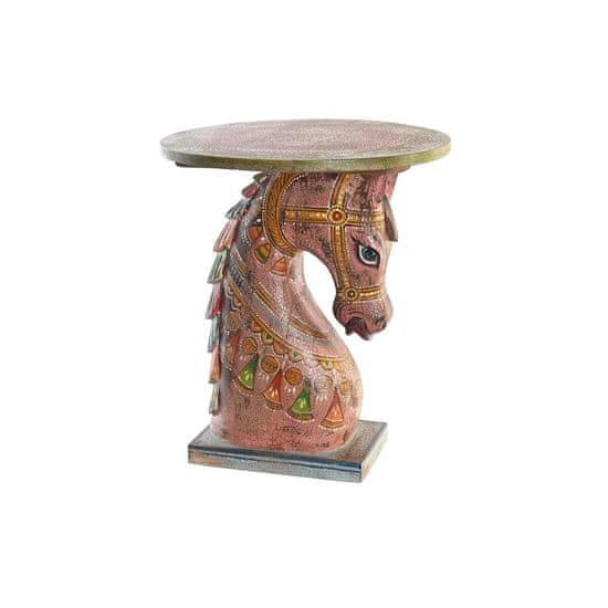 DKD Home Decor Stranska mizica DKD Home Decor 39 x 39 x 47 cm Rdeča Večbarvna Mango les