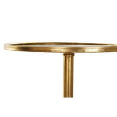 DKD Home Decor Stranska mizica DKD Home Decor Mirror Golden Metal (40 x 40 x 72 cm)