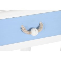 DKD Home Decor Konzola DKD Home Decor Bela rjava Nebo modra Mornarsko modra Vrv MDF les 80 x 40 x 75 cm (1 enota)