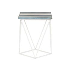 DKD Home Decor Stranska mizica DKD Home Decor Nebo modra Naravni les Kovina 40 x 40 x 51 cm