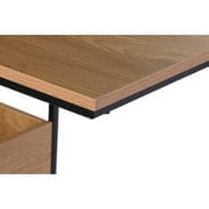 DKD Home Decor Stranska mizica DKD Home Decor 55 x 35 x 55 cm Naravna črna kovina MDF les