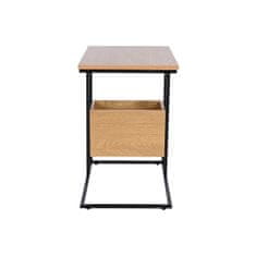 DKD Home Decor Stranska mizica DKD Home Decor 55 x 35 x 55 cm Naravna črna kovina MDF les