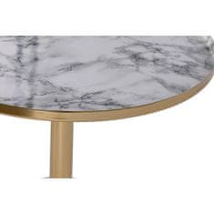 DKD Home Decor Stranska mizica DKD Home Decor 41 x 41 x 47 cm Zlato belo železo