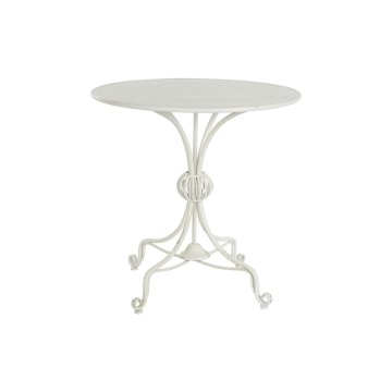 DKD Home Decor Stranska mizica DKD Home Decor 81 x 81 x 81,5 cm Kovina Bela