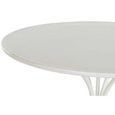 DKD Home Decor Stranska mizica DKD Home Decor 81 x 81 x 81,5 cm Kovina Bela