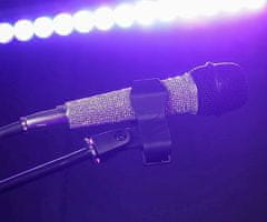 Trevi EM 30 Star žični mikrofon, XLR, JACK 6.3mm, 5m kabel, diamanti, kovinski
