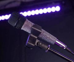 Trevi EM 30 Star žični mikrofon, XLR, JACK 6.3mm, 5m kabel, diamanti, kovinski