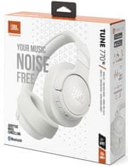 JBL Tune 770NC brezžične slušalke, bele