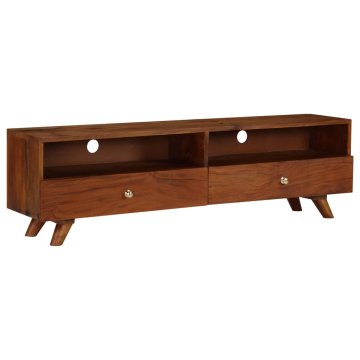 Vidaxl TV omarica iz trdnega predelanega lesa 140x30x40 cm