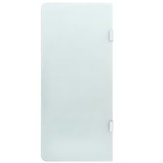 Vidaxl Stenska pregrada za pisoar 90x40 cm kaljeno steklo