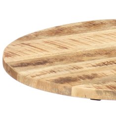 Vidaxl Stranska mizica 60x(46-63) cm trden mangov les in lito železo