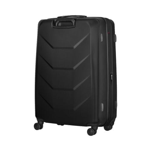 Školjka potovalnega kovčka je narejena iz ABS plastike polikarbonat ima prostornino 93 L