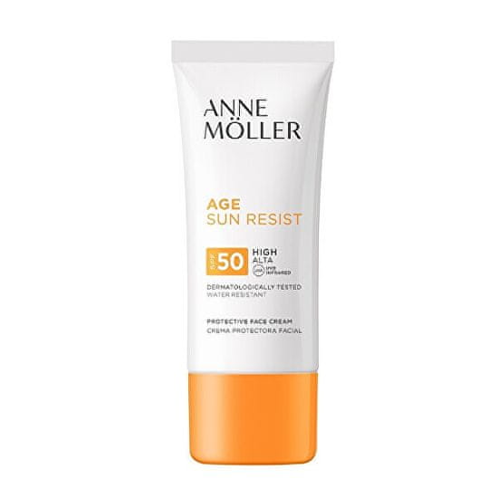 Anne Moller Krema za sončenje proti temnim madežem in staranju kože SPF 50 Age Sun Resist ( Protective Face Crea