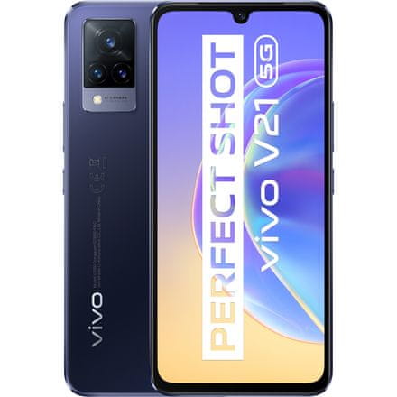 Vivo Mobilni telefon Vivo V21 5G Dusk Blue DS 8+128GB