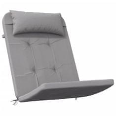 Vidaxl Blazine za stole Adirondack 2 kosa siva oxford tkanina