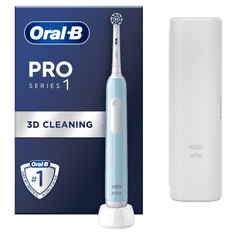 Oral-B Pro Series 1 električna zobna ščetka, modra + potovalna torbica