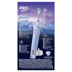 Oral-B Pro Kids 3+ Ledeno kraljestvo električna zobna ščetka za otroke