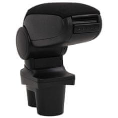 Vidaxl Naslon za roke za avto črn 13x36x(30-46) cm ABS