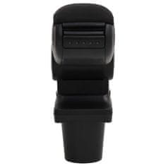 Vidaxl Naslon za roke za avto črn 13x36x(30-46) cm ABS