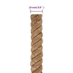 Vidaxl Vrv iz jute 25 m dolžina 24 mm debelina