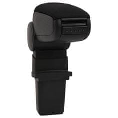 Vidaxl Naslon za roke za avto črn 12x32x(34-50) cm ABS