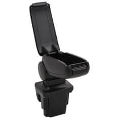 Vidaxl Naslon za roke za avto črn 16x32x(35-50,5) cm ABS