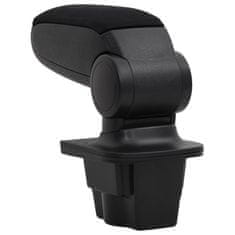 Vidaxl Naslon za roke za avto črn 16x32x(35-50,5) cm ABS