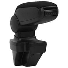 Vidaxl Naslon za roke za avto črn 15x35x(33-49,5) cm ABS