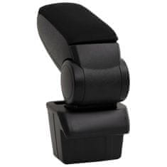 Vidaxl Naslon za roke za avto črn 15x31x(28-44) cm ABS