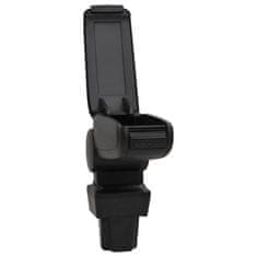 Vidaxl Naslon za roke za avto črn 11,5x32x(30-50) cm ABS