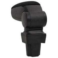 Vidaxl Naslon za roke za avto črn 11,5x32x(30-50) cm ABS