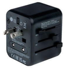 Verbatim UTA-02 univerzalni potovalni adapter, USB-C in USB-A