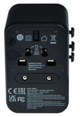 Verbatim UTA-04 univerzalni potovalni adapter, USB-A in USB-C