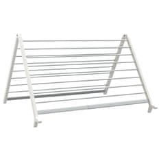 Vidaxl Stojalo za sušenje za kopalno kad raztegljivo 53-90 cm aluminij
