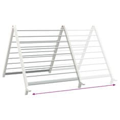 Vidaxl Stojalo za sušenje za kopalno kad raztegljivo 53-90 cm aluminij