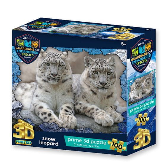 Animal Planet 3D sestavljanka, snežni leopard, 100/1