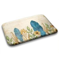 tulup.si Kopalniške preproge Ptičje perje 90x60 cm Bela in siva